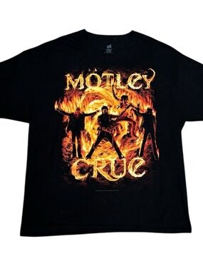 Motley Crew Invites You To An Intimate Evening In Hell 2013 Graphic Tour Tee XL